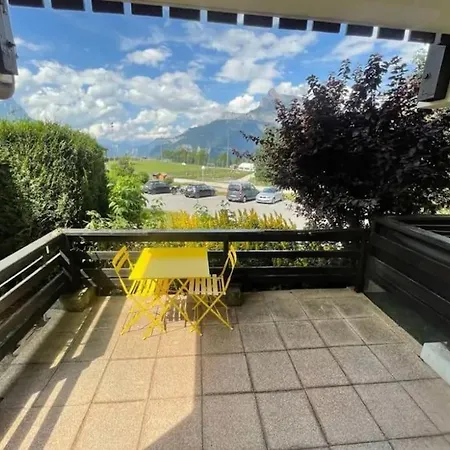 Studio Cosy Esprit Chalet Combloux Exterior photo
